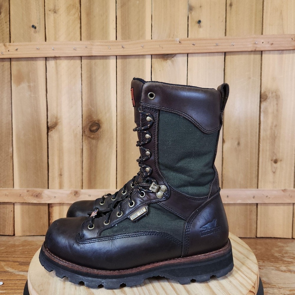 Irish Setter Elk Tracker Boots Mens 8 D Brown Leather Gore-Tex Hunting Hiking